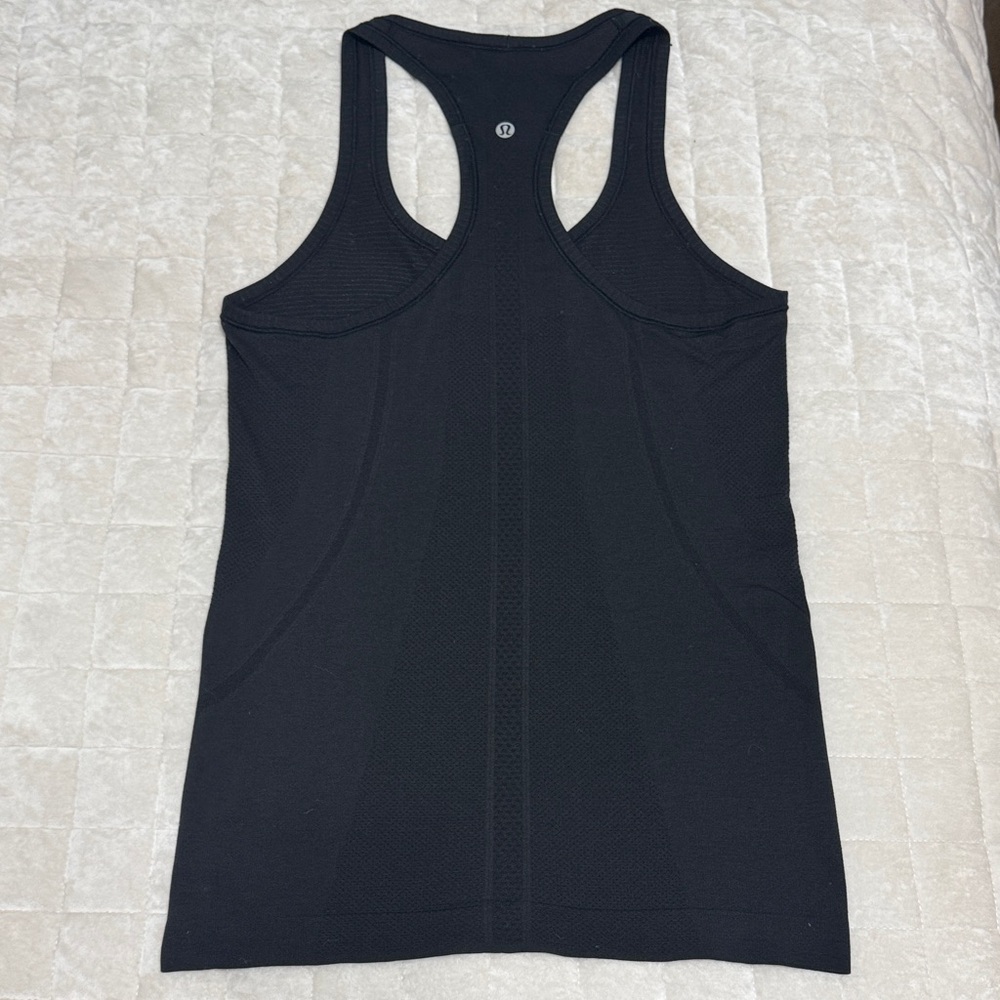 Black Racerback Tank Top - Picture 3 of 4